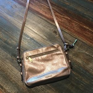 Fossil Rose Gold Crossbody